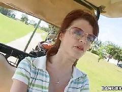 Golfing Tiger-Style. Joslyn James